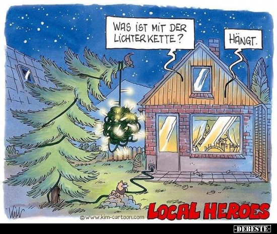 Was ist mit der lichter Kette?.. - Lustige Bilder | DEBESTE.de