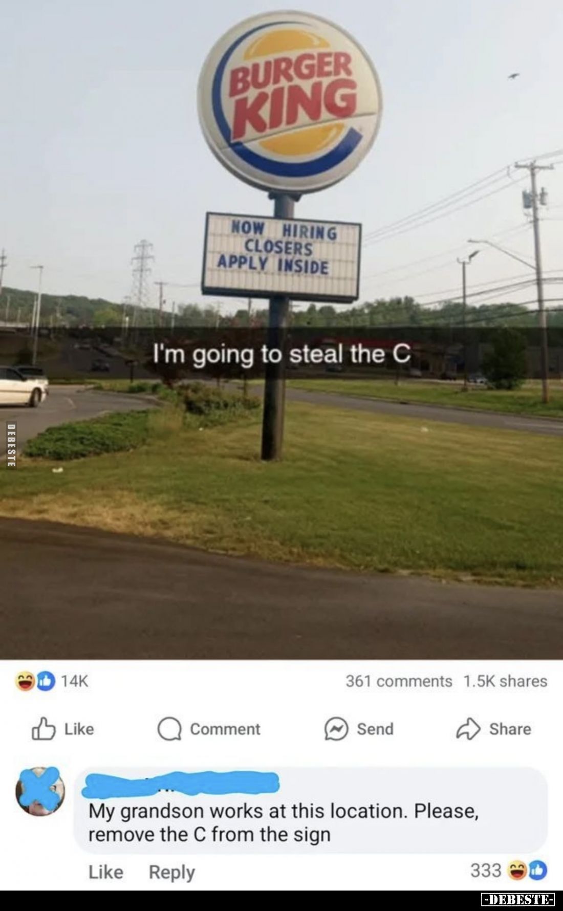 I'm going to steal the C