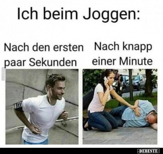 Ich beim Joggen:.. - Lustige Bilder | DEBESTE.de