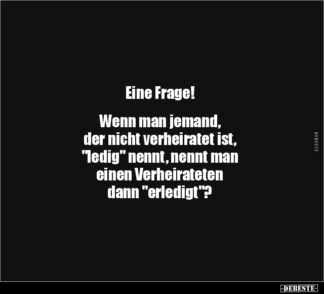 Eine Frage!.. - Lustige Bilder | DEBESTE.de