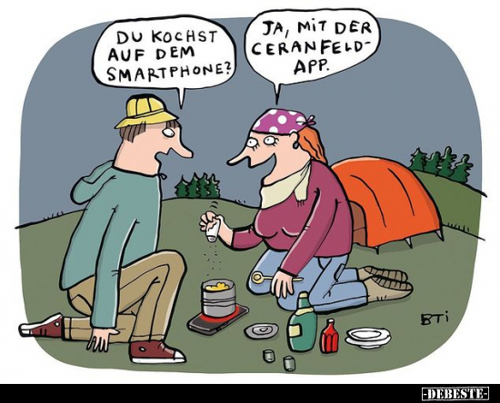 Du kochst auf dem Smartphone?.. - Lustige Bilder | DEBESTE.de