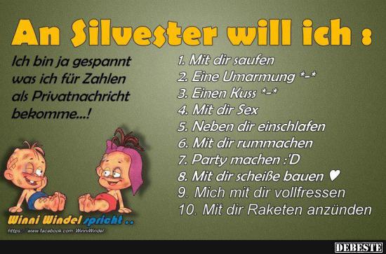 An Silvester will ich.. - Lustige Bilder | DEBESTE.de