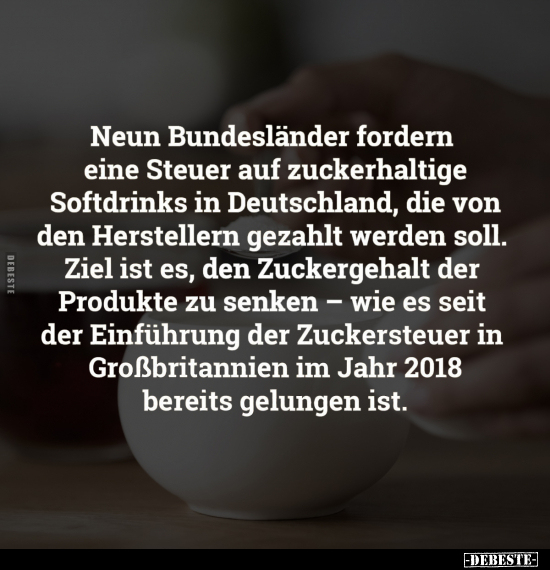 Neun Bundesländer fordern eine Steuer.. - Lustige Bilder | DEBESTE.de