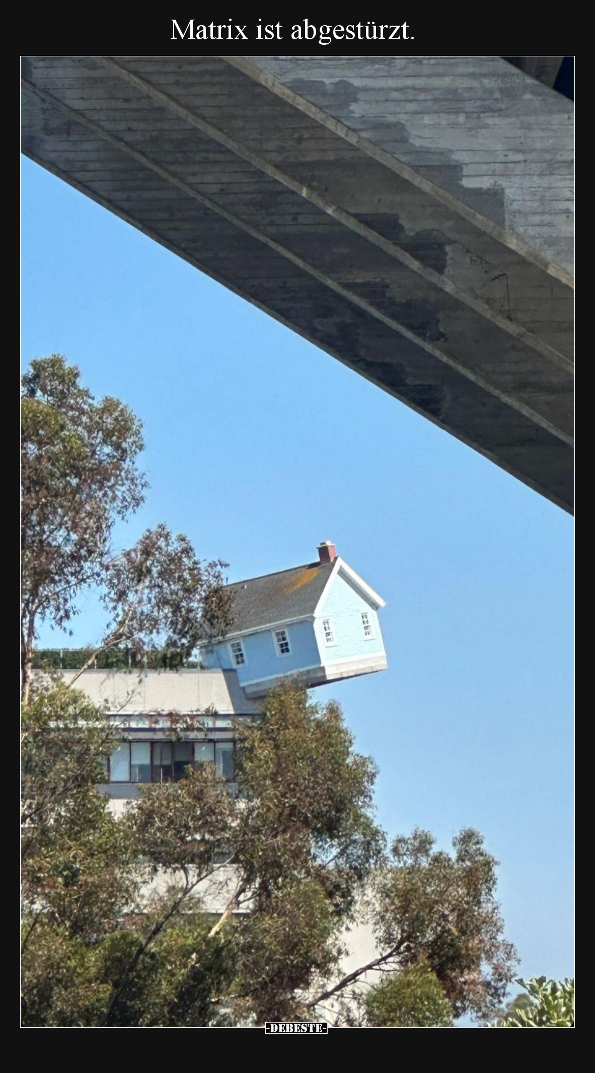 Matrix ist abgestürzt.
