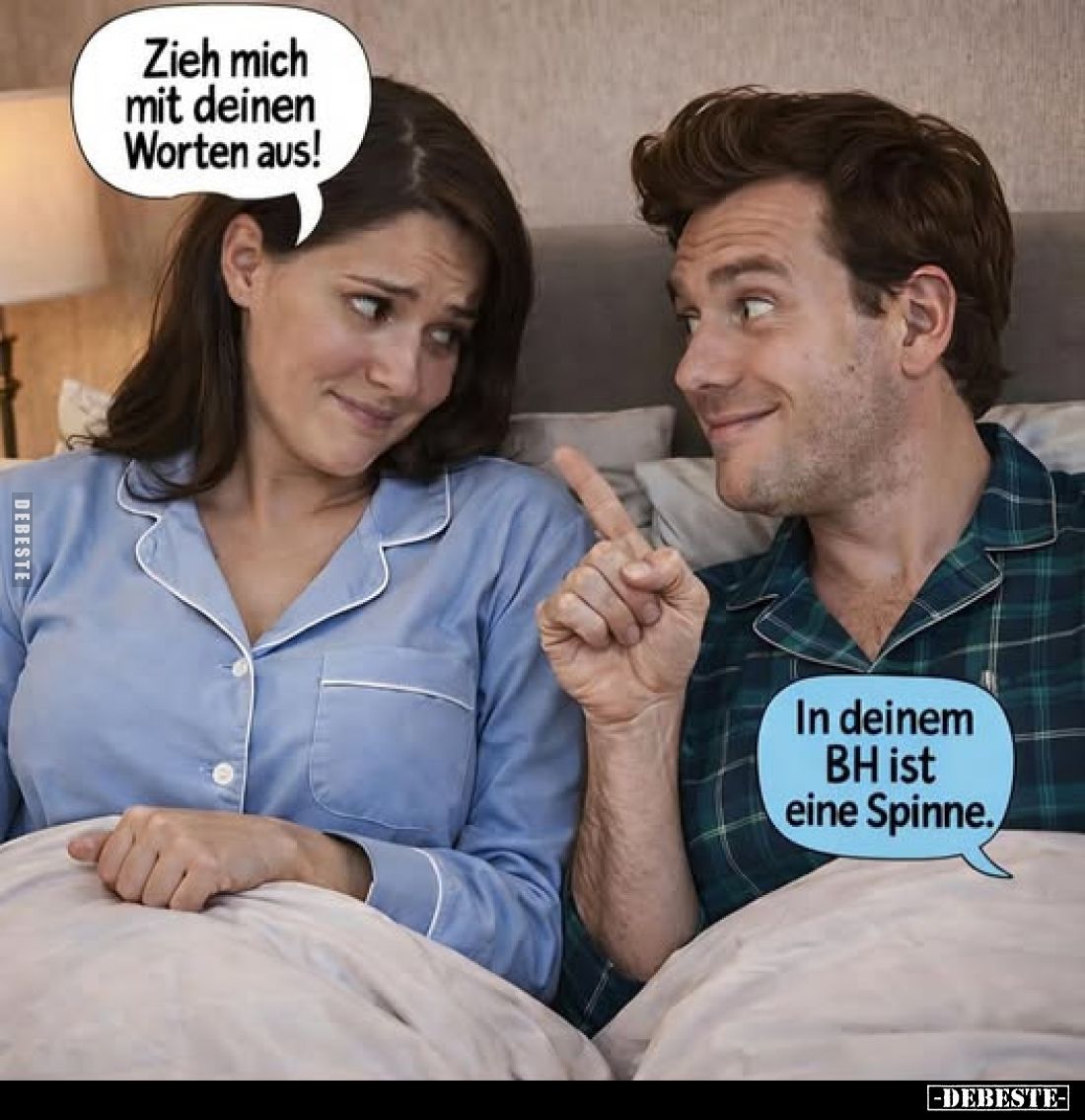 Zieh mich mit deinen Worten aus! In deinem BH ist eine Spinne.. - Lustige Bilder | DEBESTE.de