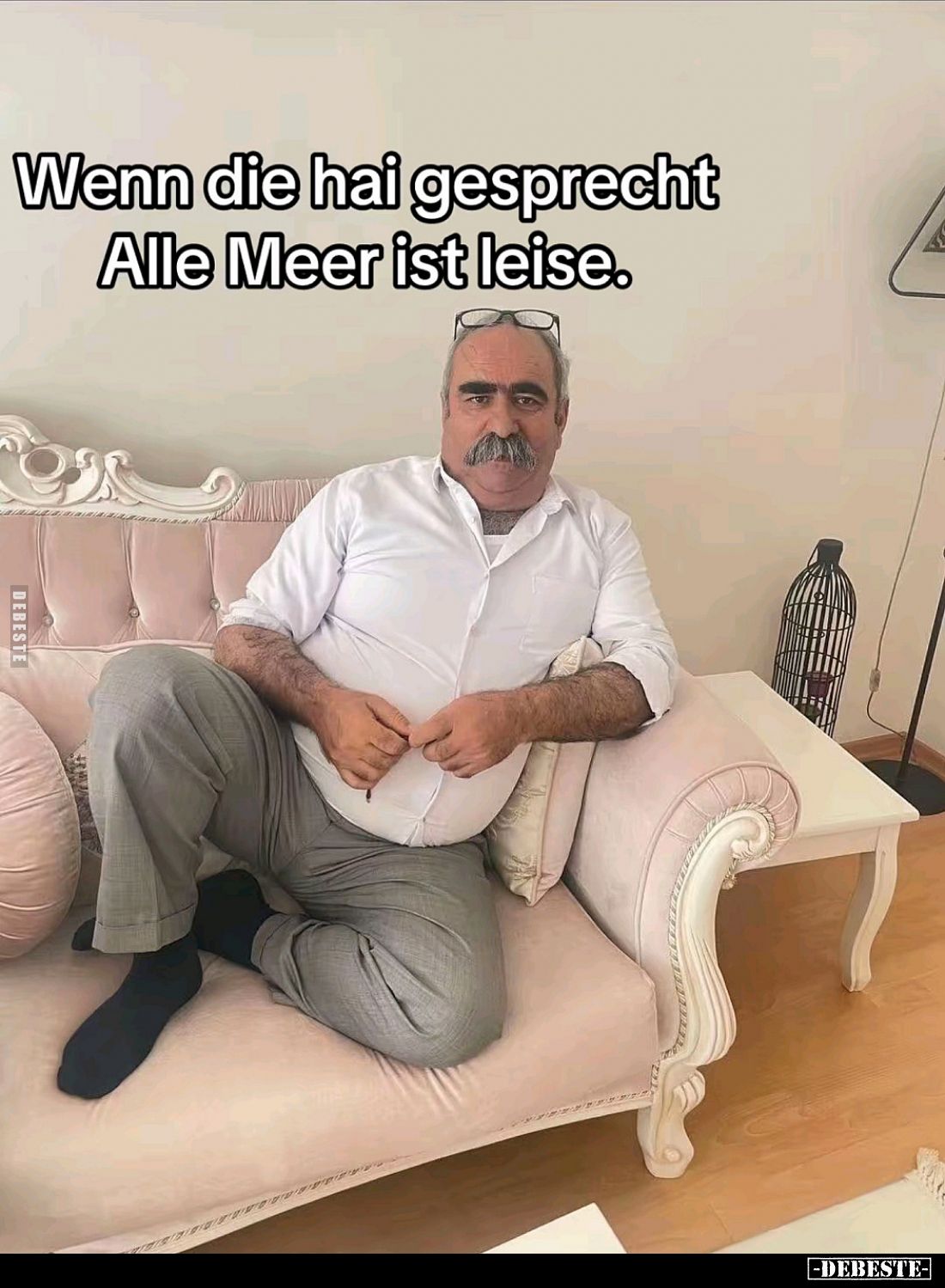 Wenn der Hai spricht, ist alles Meer leise.