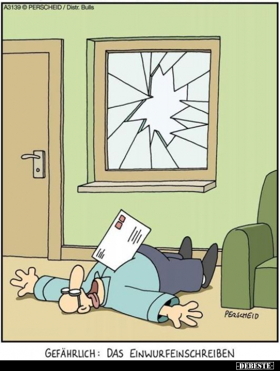 Gefährlich: Das Einwurfeinschreiben...