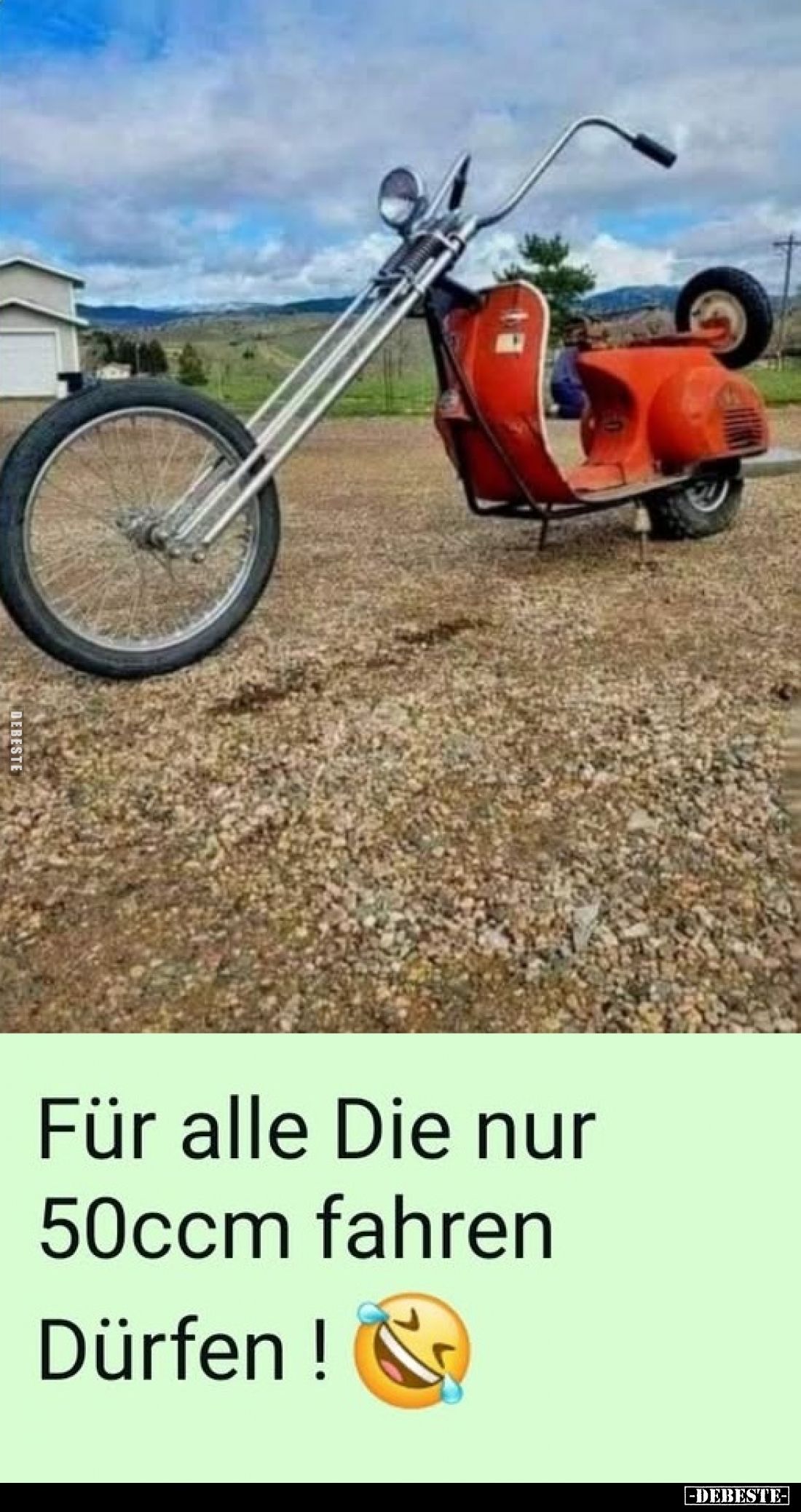 Für alle die nur 50ccm fahren dürfen!