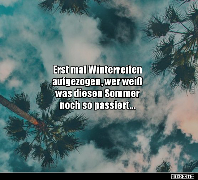 Erst mal Winterreifen aufgezogen.. - Lustige Bilder | DEBESTE.de