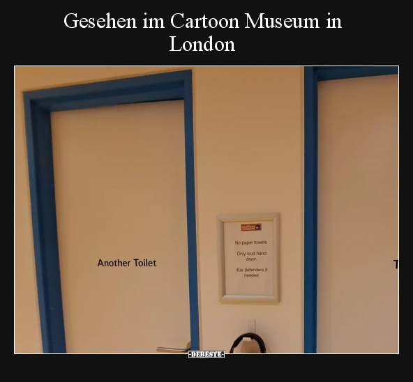 Gesehen im Cartoon Museum in London.. - Lustige Bilder | DEBESTE.de