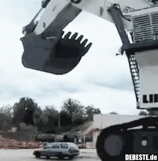 Eine Vorführung, was Wasser so ausrichten kann..