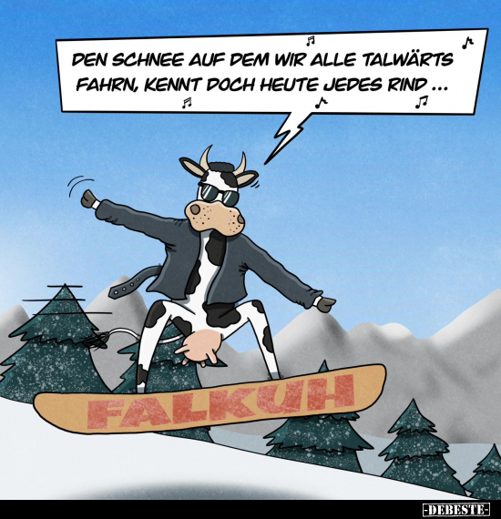 Schnee, Doch, Heute, Rind