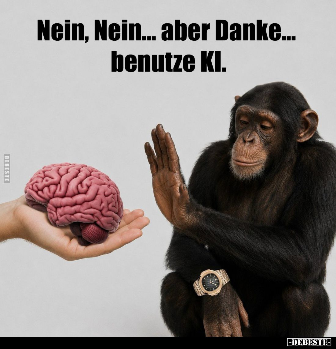 Nein, Nein... aber Danke... benutze KI.