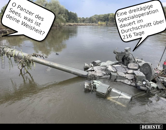 O Panzer des Sees, was ist deine Weisheit?.. - Lustige Bilder | DEBESTE.de