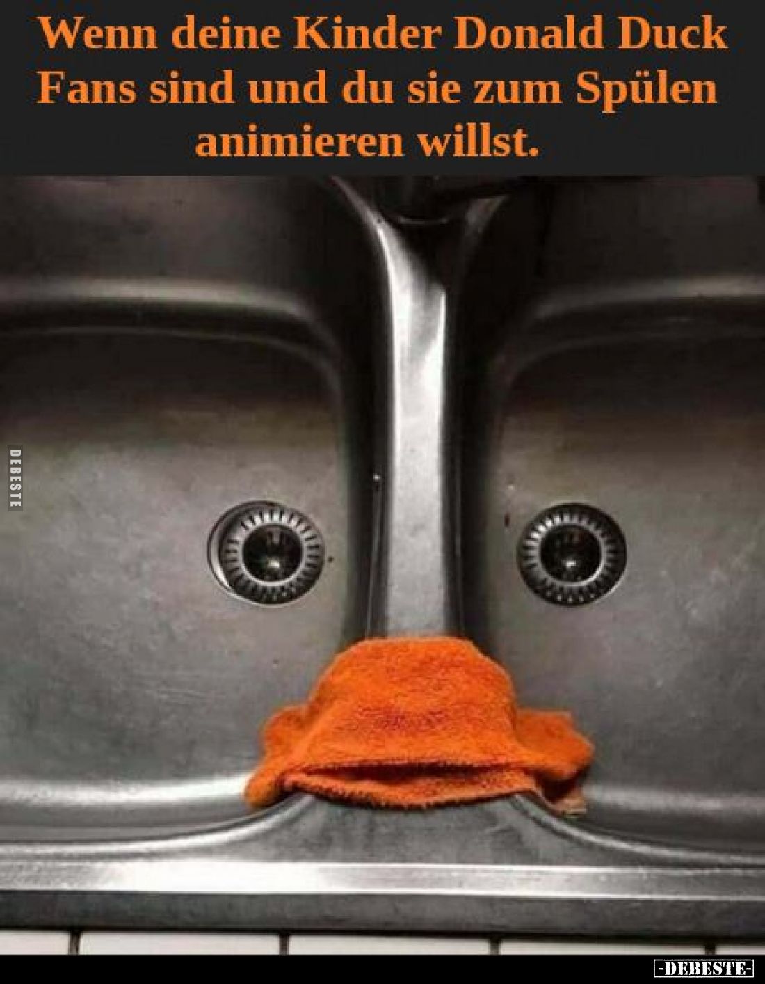 Wenn deine Kinder Donald Duck Fans sind und du sie zum Spülen animieren willst.