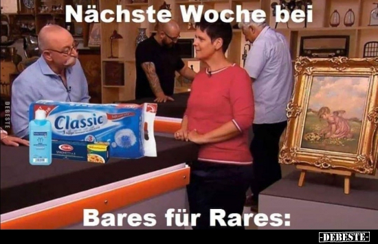 Nächste Woche bei Bares für Rares: - Lustige Bilder | DEBESTE.de
