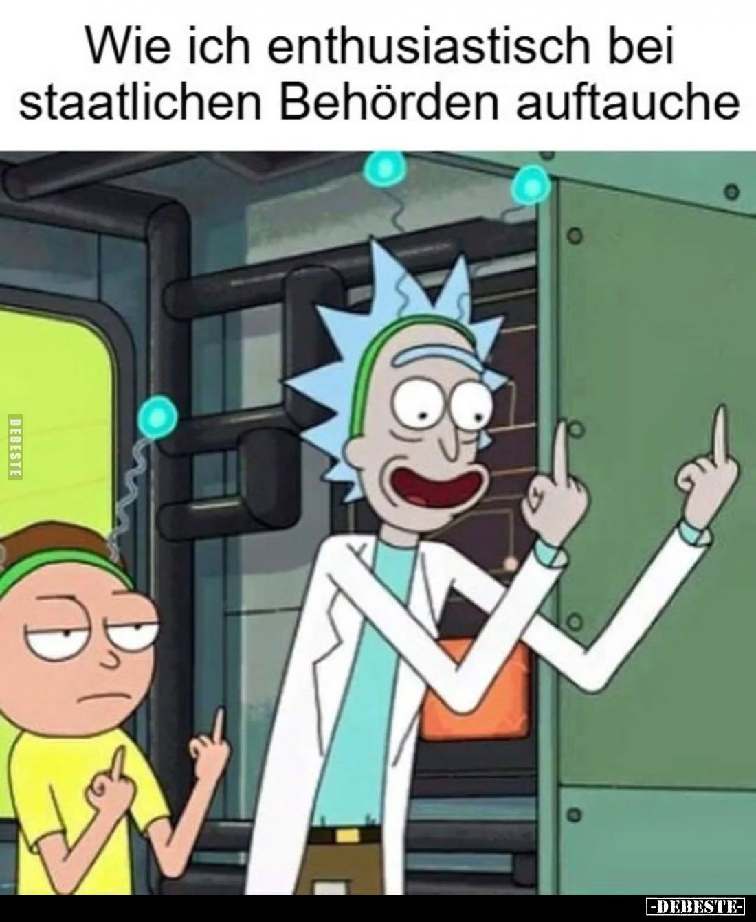 Wie ich enthusiastisch bei staatlichen Behörden auftauche