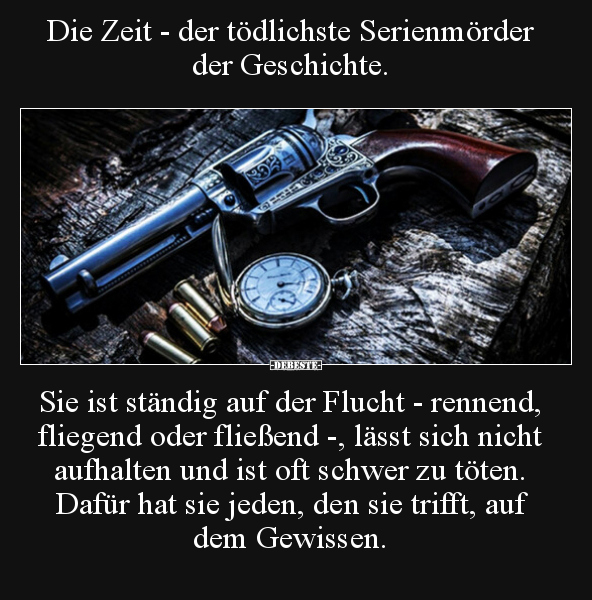 Die Zeit - der tödlichste Serienmörder der Geschichte... - Lustige Bilder | DEBESTE.de