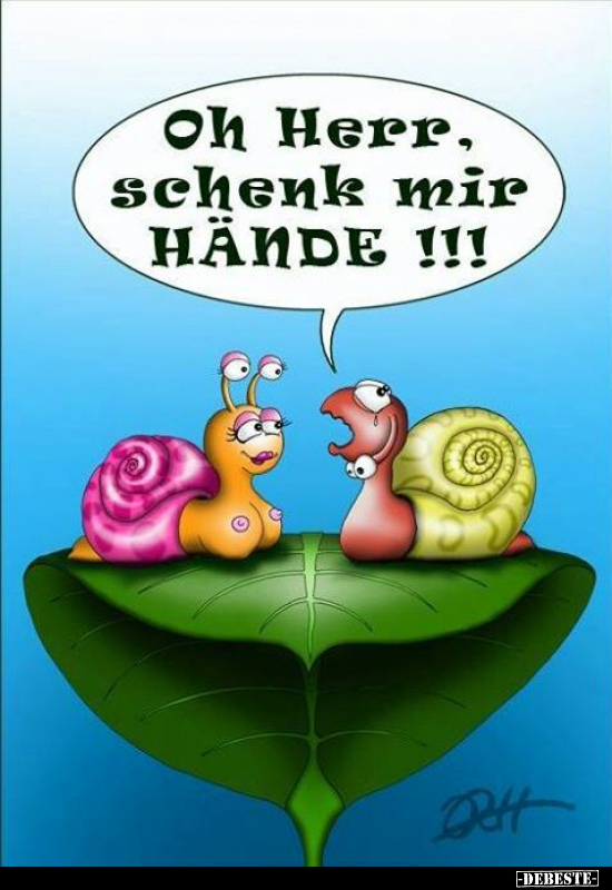 Oh Herr, schenk mir Hände !!!