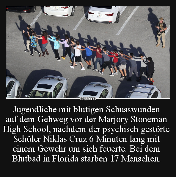 Jugendliche mit blutigen Schusswunden.. - Lustige Bilder | DEBESTE.de