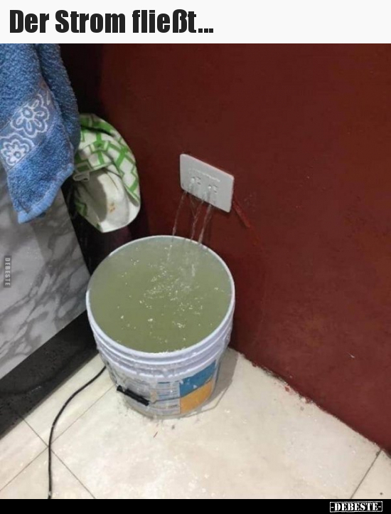 Der Strom fließt...