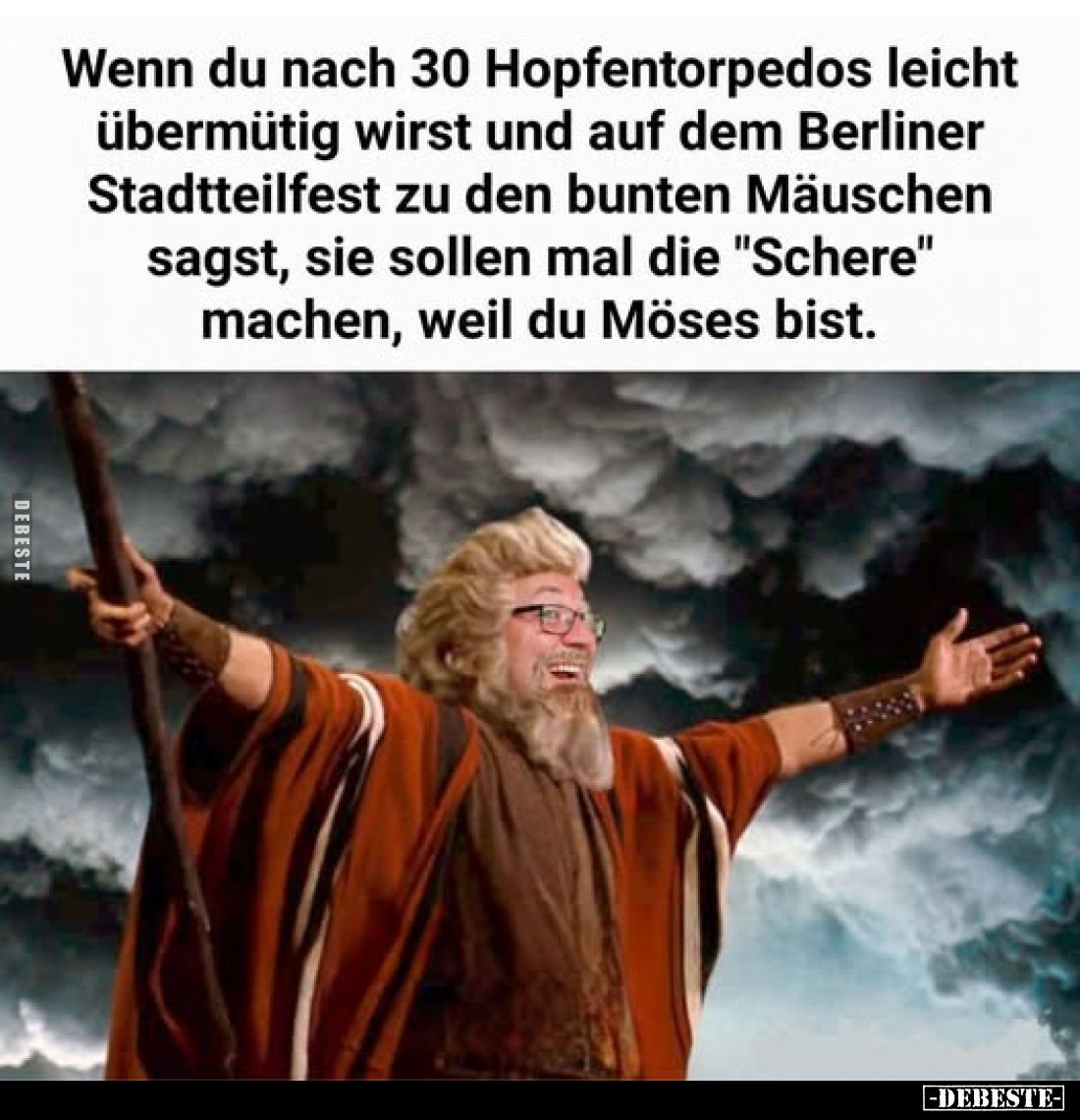 Wenn du nach 30 Hopfentorpedos leicht übermütig wirst und auf dem Berliner Stadtteilfest zu den bunten Mäuschen sagst, sie so...