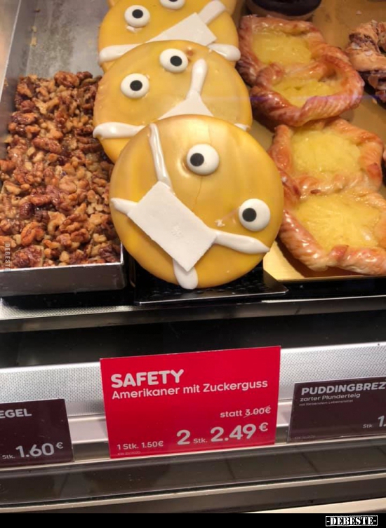 Safety Amerikaner mit Zuckerguss.. - Lustige Bilder | DEBESTE.de