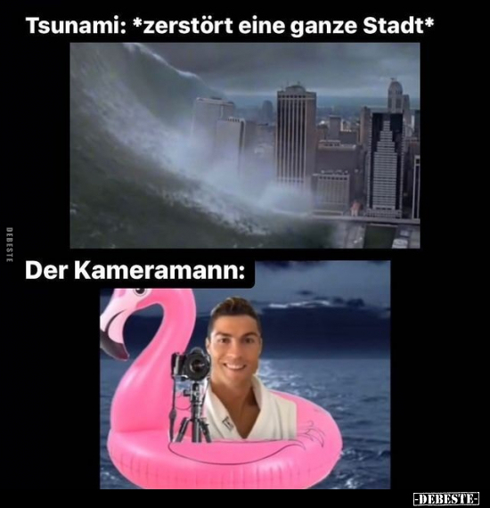 Tsunami: *zerstört eine ganze Stadt*.. - Lustige Bilder | DEBESTE.de