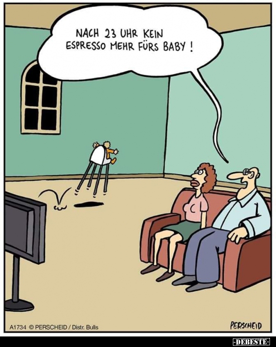 Nach 23 Uhr kein Espresso mehr fürs Baby!.. - Lustige Bilder | DEBESTE.de