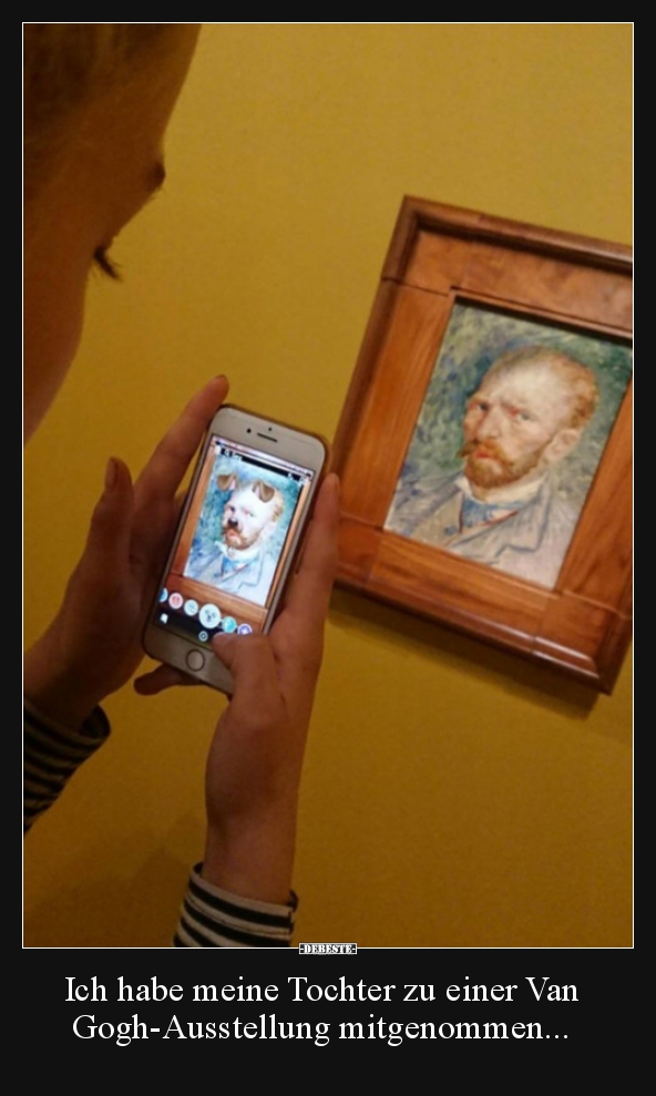 Ich habe meine Tochter zu einer Van Gogh-Ausstellung..