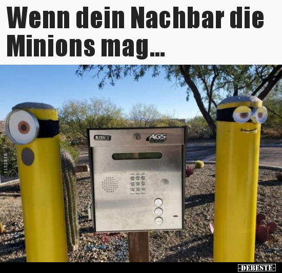 Wenn dein Nachbar die Minions mag... - Lustige Bilder | DEBESTE.de