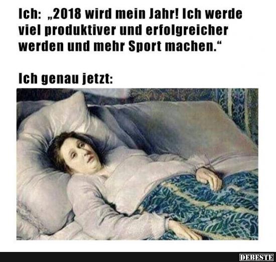 Ich: 2018 wird mein Jahr!