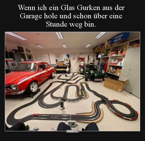Wenn ich ein Glas Gurken aus der Garage hole und schon.. - Lustige Bilder | DEBESTE.de