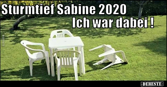 Sturmtief Sabine 2020. Ich war dabei!.. - Lustige Bilder | DEBESTE.de