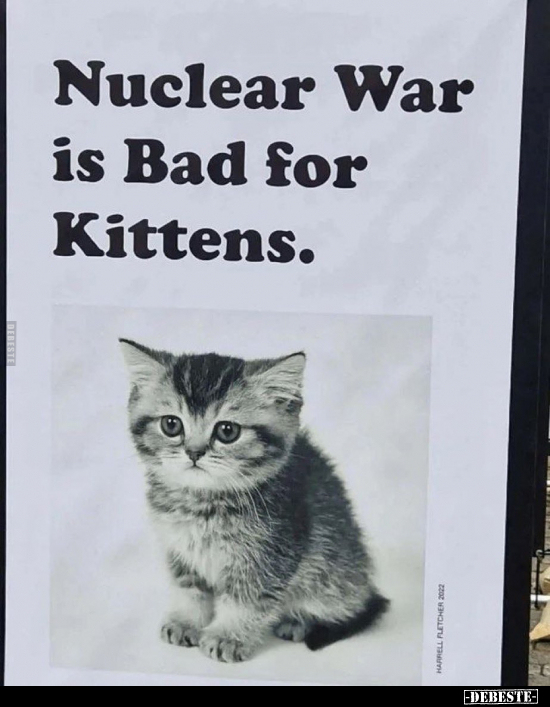 Nuclear War is Bad for Kittens.