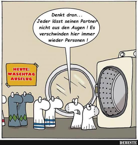 Denk dran.. Jeder lässt seinen Partner nicht aus den Augen!