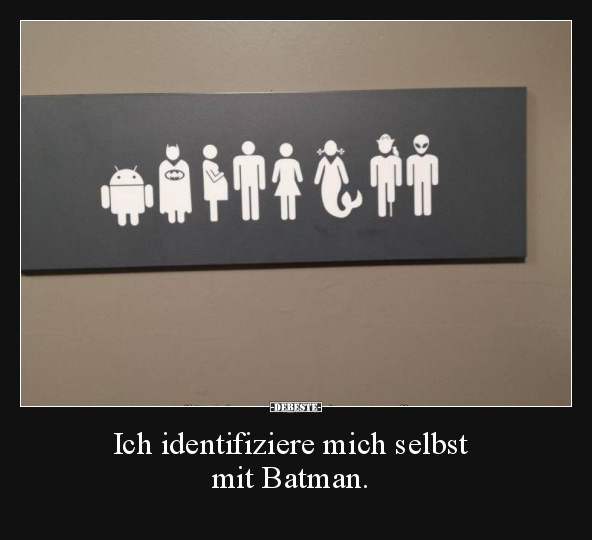 Ich identifiziere mich selbst mit Batman... - Lustige Bilder | DEBESTE.de