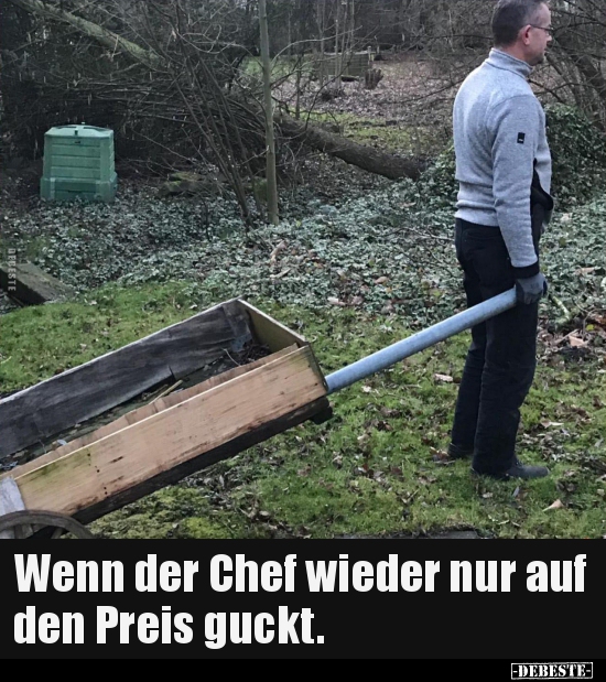 Wenn der Chef wieder nur auf den Preis guckt...