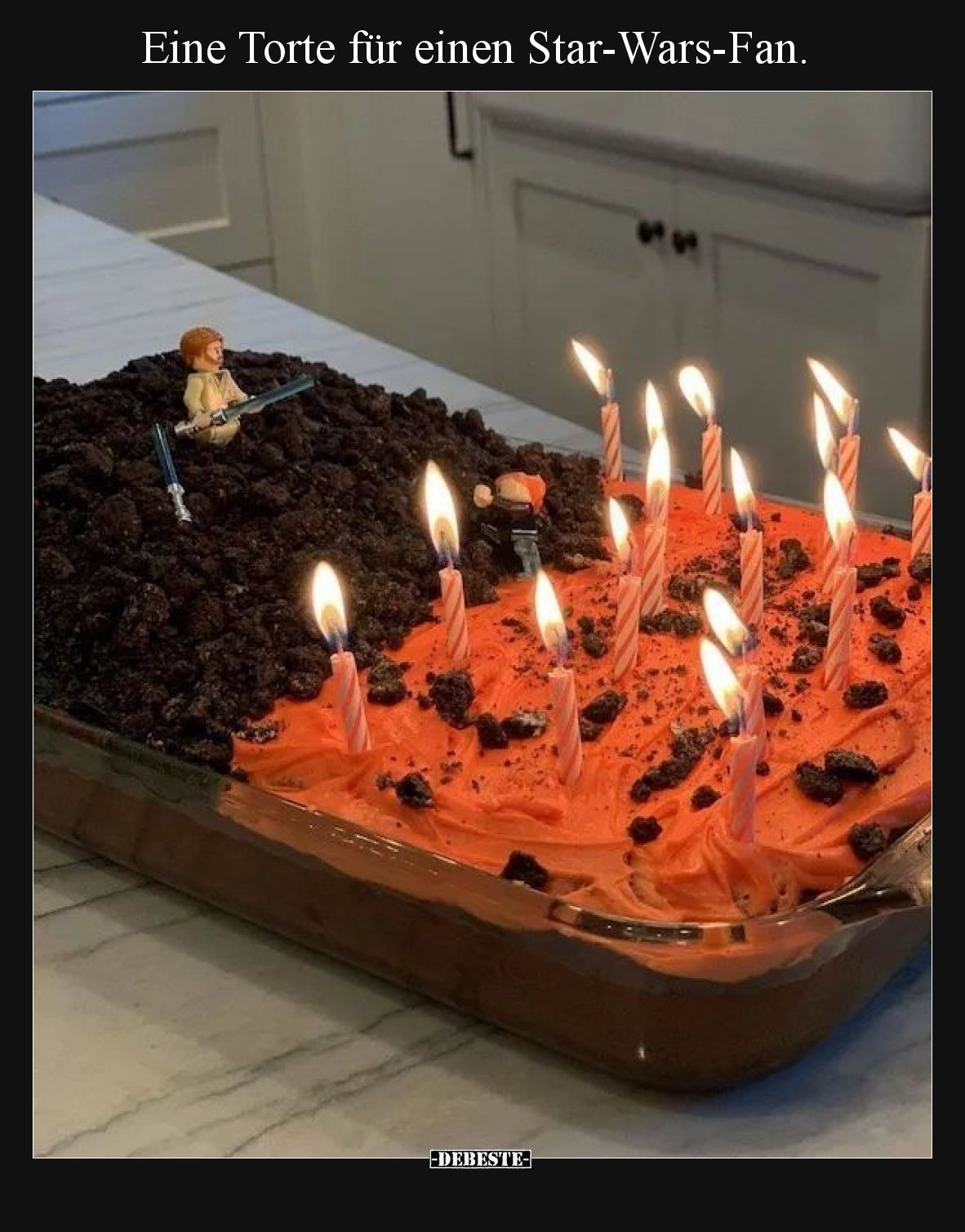 Eine Torte für einen Star-Wars-Fan.