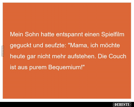 Sohn, Heute, Aufstehen, Couch