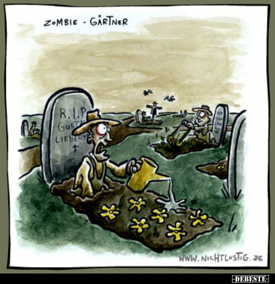 Zombie-Gärtner.. - Lustige Bilder | DEBESTE.de