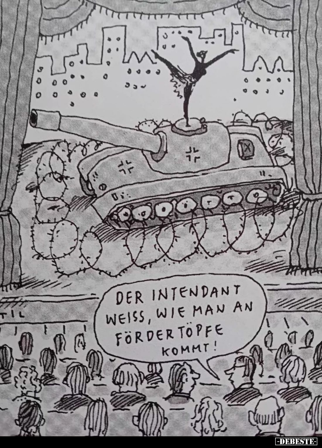 Der Intendant weiß, wie man an Fördertöpfe kommt!