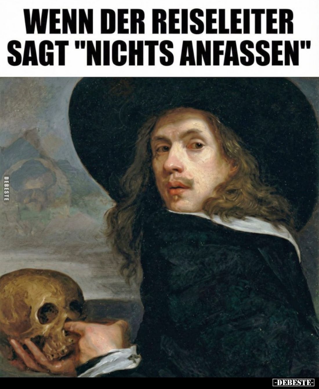 Wenn der Reiseleiter sagt "Nichts anfassen".