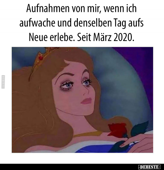 Aufnahmen von mir, wenn ich aufwache und denselben Tag..