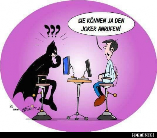 Sie können ja den Joker anrufen!.. - Lustige Bilder | DEBESTE.de