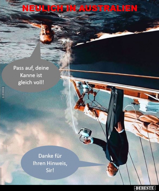 Neulich in Australien..