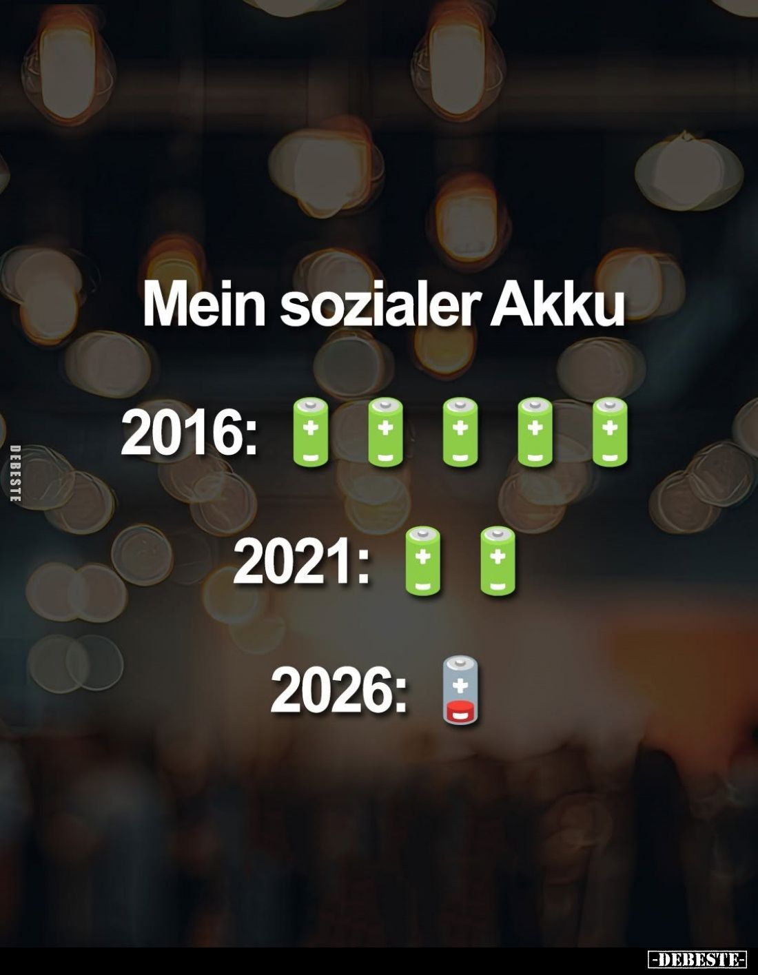 Mein sozialer Akku.
