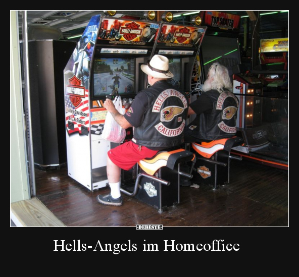 Hells-Angels im Homeoffice.. - Lustige Bilder | DEBESTE.de