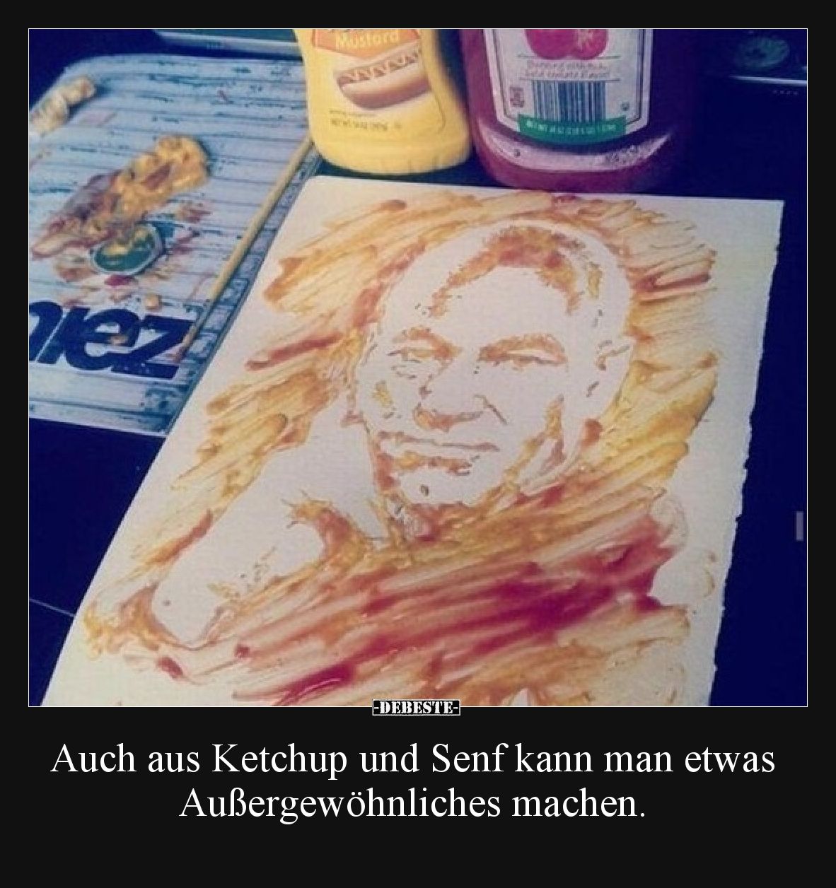 Auch aus Ketchup und Senf kann man etwas Außergewöhnliches machen.