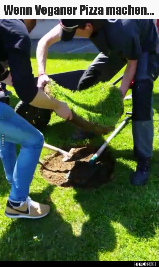 Wenn Veganer Pizza machen...